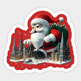 Christmas Giant Santa Sticker